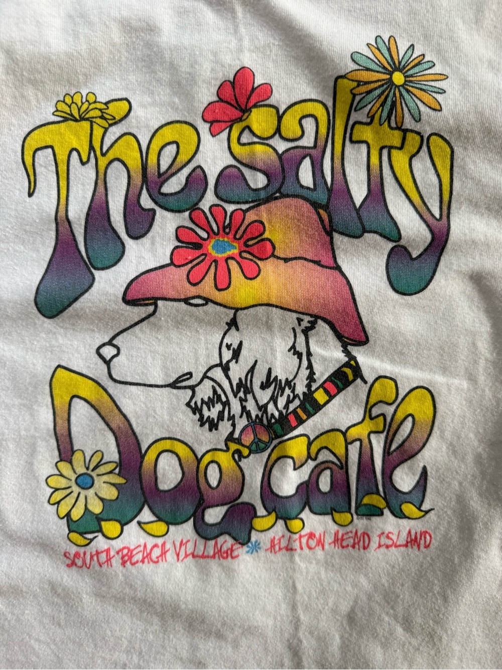 The Salty Dog Cafe Graphic Tee - youth large